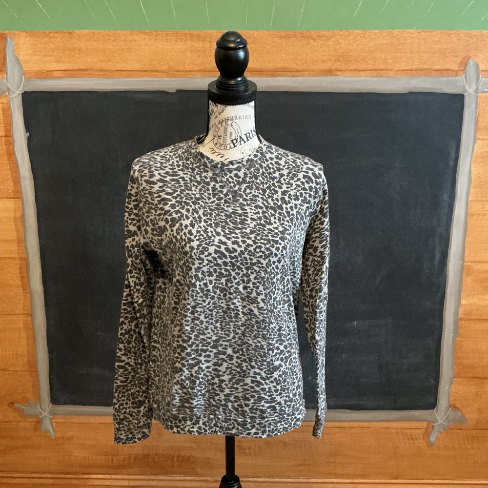 Mono B Leopard Print Long Pj’s Ladies Size Small - image 1